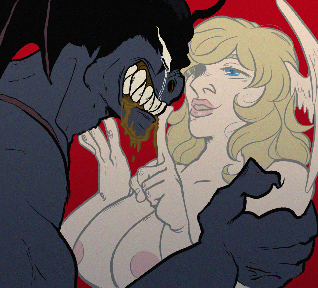 seealandraw: that devil sure was a man! what a good modern adaption ^o^ [patreon