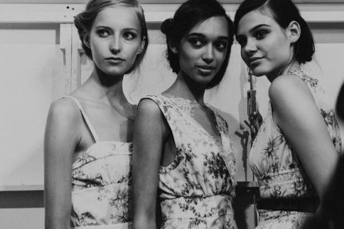 Backstage beauties at Brock Collection. NYFW: The Shows, September 2017.Photo by Tumblr collaborator