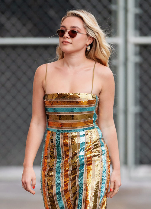 florencepsource: Florence Pugh outside ‘Jimmy