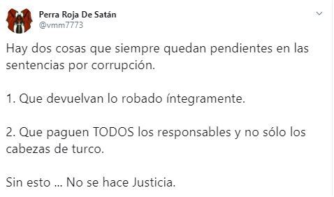 Sentencia ERE: seis años de cárcel para