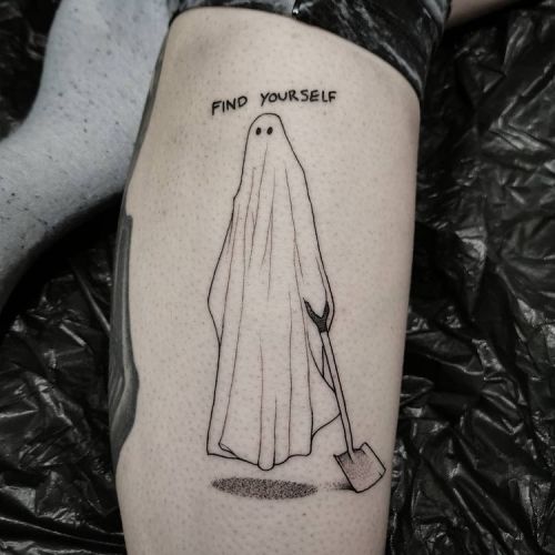 Matt Pettis ghost;leg;outline;quote