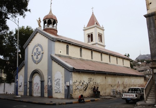 The Roman Catholic church of St. Francis of Assisi, Aden, Yemen (2013).