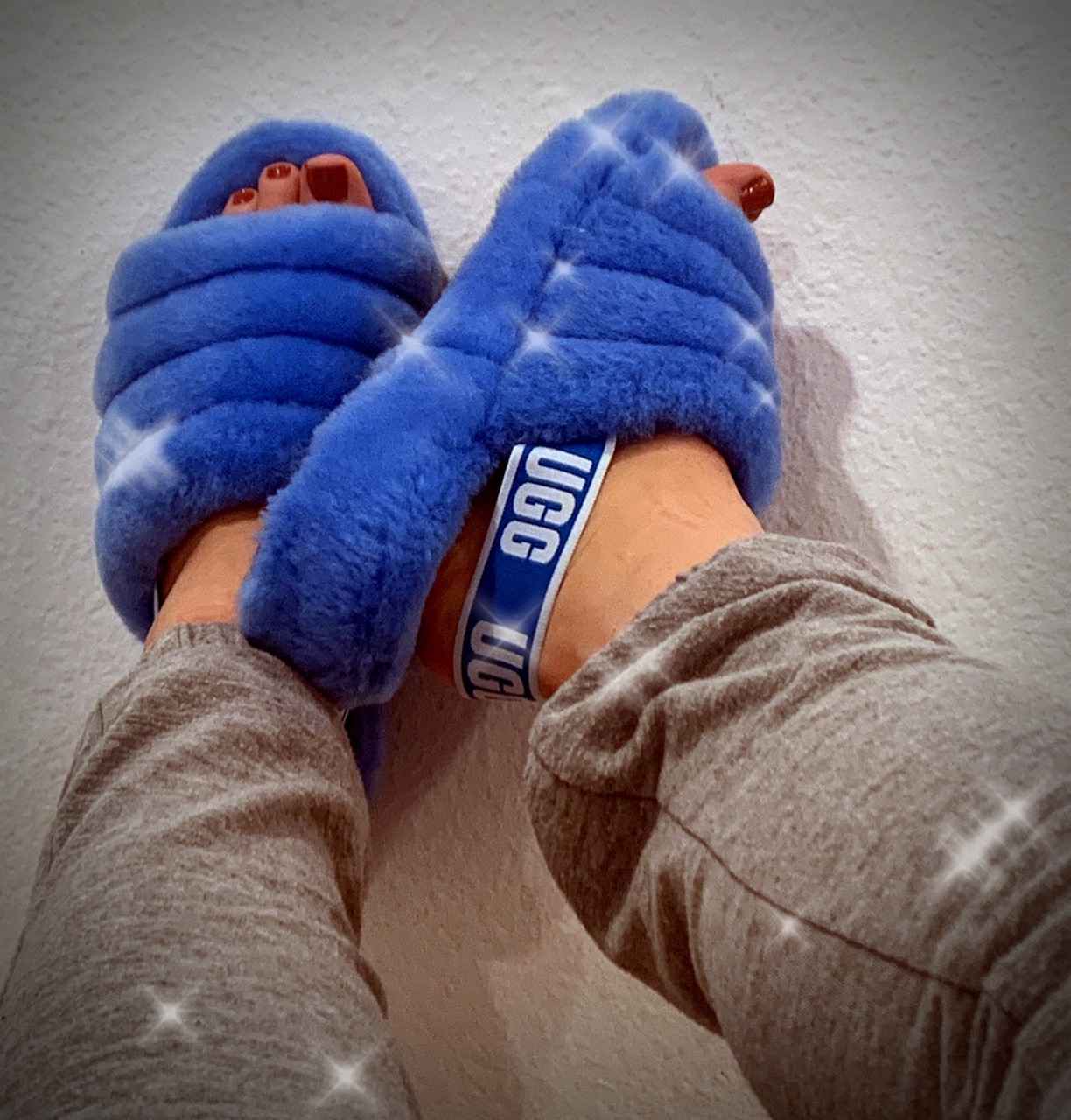 blue ugg yeah slides