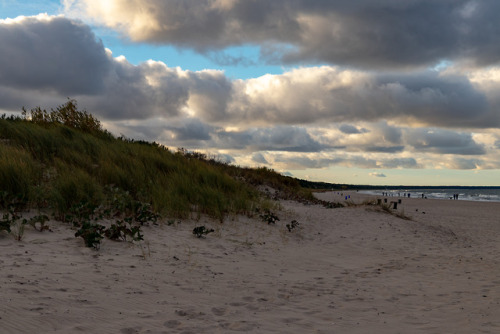 Cloudy afternoon. Baltic Sea.