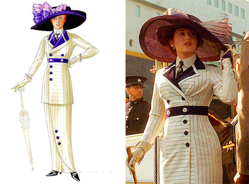 Wanda-Maxmoff:titanic (1997) Dir. James Cameronoriginal Sketches Vs Final Costumes