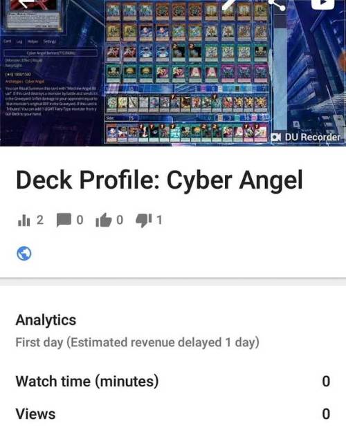 Good morning everyone well I was at first coming to tell you my video is up for my Cyber Angel Deck.