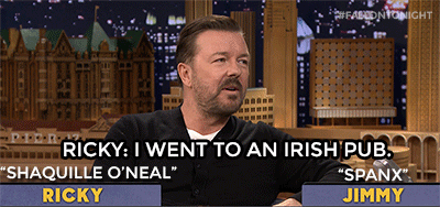 fallontonight:  Ricky Gervais stumps Jimmy in Word Sneak. 