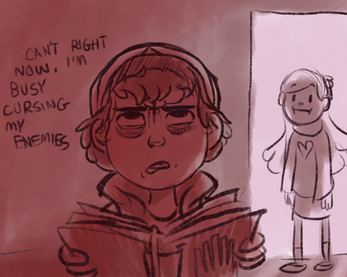 B) You Got Any Headcanons On Dipper's First Curse And What Mabel's Reaction To It Was?