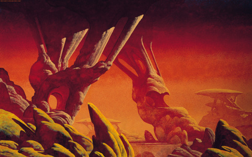 rene-art: photographyartanddesignblog: Roger Dean Unf I love Roger Dean’s surreal landscapes.