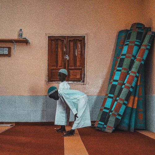 julaibib:Muslim children praying at Mosque| Mauritania