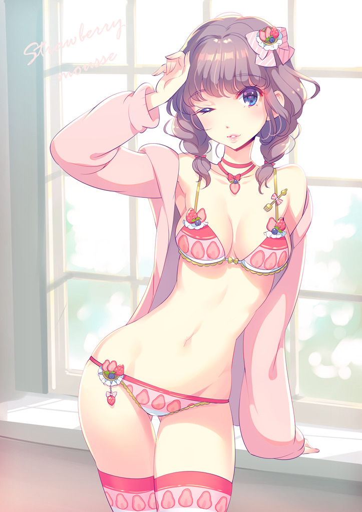 anime-assortment:  Berry themed underwear!!Artist:  ERIMO