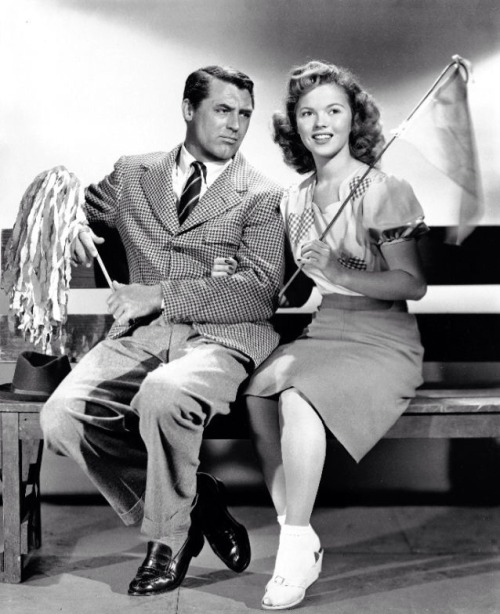crazyaboutcary:Rah, rah, rah! ⠀⠀⠀⠀⠀⠀⠀⠀⠀Shirley Temple on working with Cary Grant in The Bachelor and