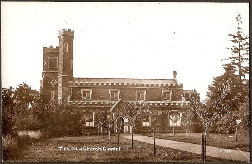 St. Mary&rsquo;s Church in Clophill (Bedfordshire, 1900s).The original Church of St Mary the Vir