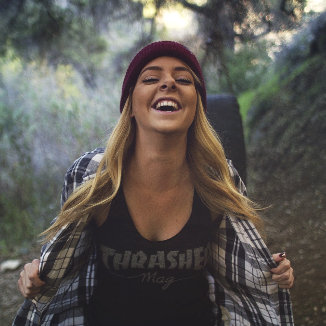 rose-j:  coreyarmend:  Got my girl a Thrasher Mag tee. She kills it with beauty. 