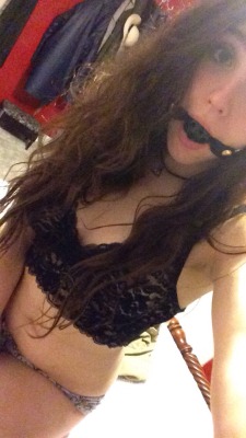 tinyteenwhore:  Ballgag pics that were requested
