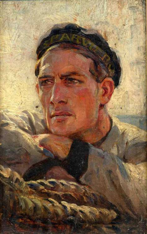   Anselmo Bucci, Ritratto di marinaio (1916)  