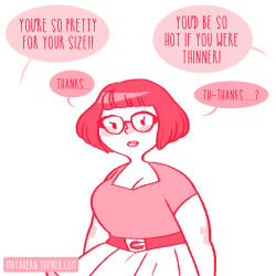 mayakern:  just a little body talk comic. i have so many more opinions about this topic than can fit in a tiny, nine panel comic. 