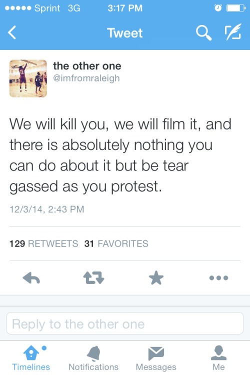 ibeoutchea:  R.I.P. Eric Garner R.I.P. Mike Brown This. Shit. Has. Got. To. Stop. 