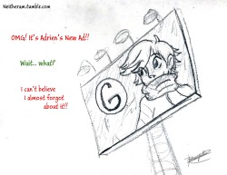 neitheram:  That moment when you don’t sleep, get bored of working on your final projects and end up doodling at 3 AM in the morning… I don’t even know what I’m doing anymore… But yeah,  Adrien learns Marinette likes… Adrien? what? Oh god…