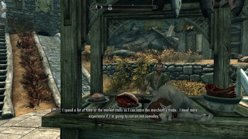 If you’re travelling to historic Whiterun, you may want to avoid Anoriath’s food stall.