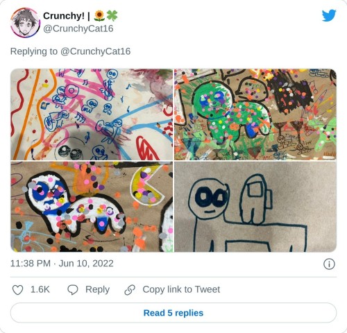 pic.twitter.com/UH0TEziTAX

— Crunchy! | 🌻🍀 (@CrunchyCat16) June 10, 2022