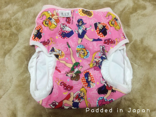 I bought a new diaper cover,Sailor Moon! (*´▽｀*)