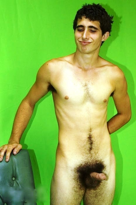 Teen boy hairy balls