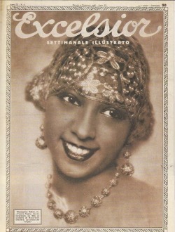 Blackhistoryalbum:    Bella Donna [”Beautiful Woman’] Josephine Baker, 1920Sjosephine