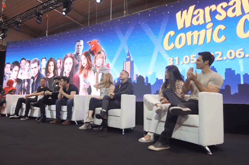 stellina-4ever:Tyler Hoechlin at Warsaw Comic Con - June 2, 2019