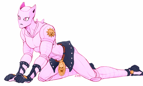 lintufriikki:Killer Queen is one of my fav stands and I imagine if he had a cat’s personality, inste