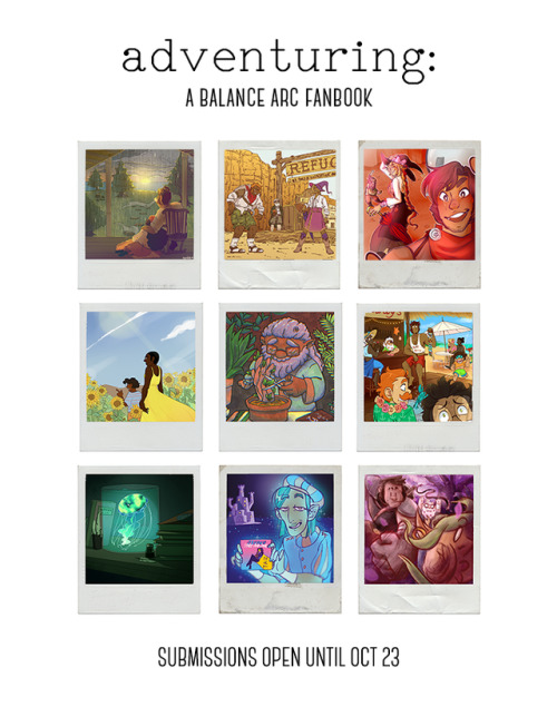 adventuringfanbook: 10 DAYS LEFT TO SUBMIT! WHAT: ADVENTURING is a TAZ: Balance fanbook that will 