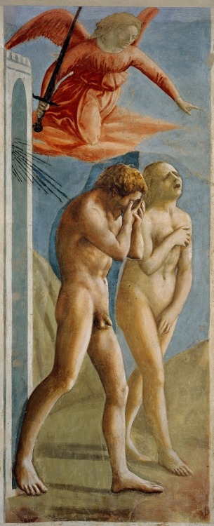 Masaccio, &lt;i&gt;Adam and Eve Banished from Paradise&lt;/i&gt;, c. 1427.