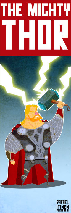 herochan:  Marvel Heroes Illustrations by Rafael Anderson 
