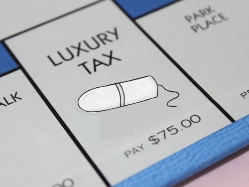 inmy0wnwordz: phan-is-sempiternal:  mousathe14:  gehayi:  profeminist:  Tampons are a “luxury item” 