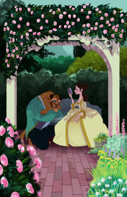 kathudsonart:  Shock of shocks, more Beauty and the Beast fanart  0_0 