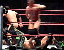 rwfan11:  Cody Rhodes (alongside Ted DiBiase Jr.) getting pantsed by HHH @ a houseshow