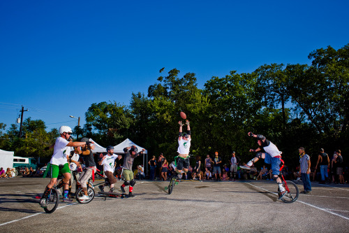 Unicycle Football for ESPN Magazine If we have hung out in the past year, I&rsquo;ve told you about 