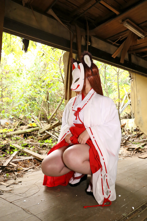 Cute Cosplay GIrl Higurashi Rin (Kitsune-Chan 3) 1-3