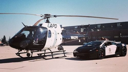 So the LAPD has a Lamborghini…