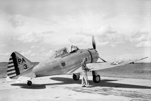 bigglesworld:  Seversky P-35. First flew