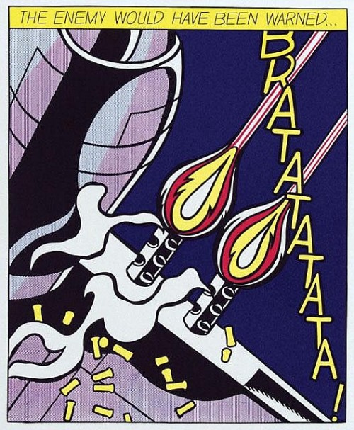 Roy Lichtenstein, Brat! As I opened fire, Stedelijk Museum, 2000, original design 1964. 