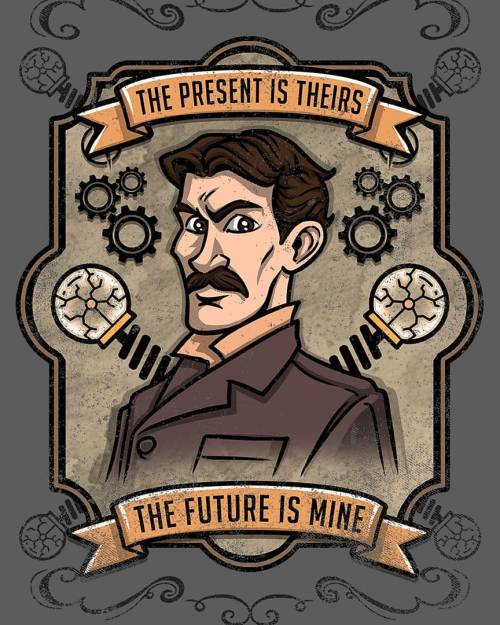 Check out my new Nikola Tesla design in my shops! https://www.teepublic.com/t-shirt/23851468-the-fut