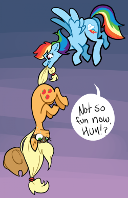 30minchallenge:Looking like rainbow dash turned it around on applejack. Although it seems Aj turned it right back on her. Not that dash seems to be putting up much of a fight.After all what to some is fighting to others well…… I know foreplay when