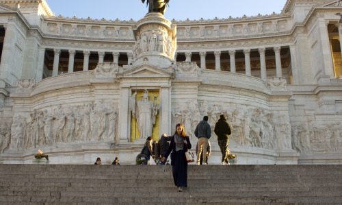 Rome. The Altare della Patria and its many glories. 