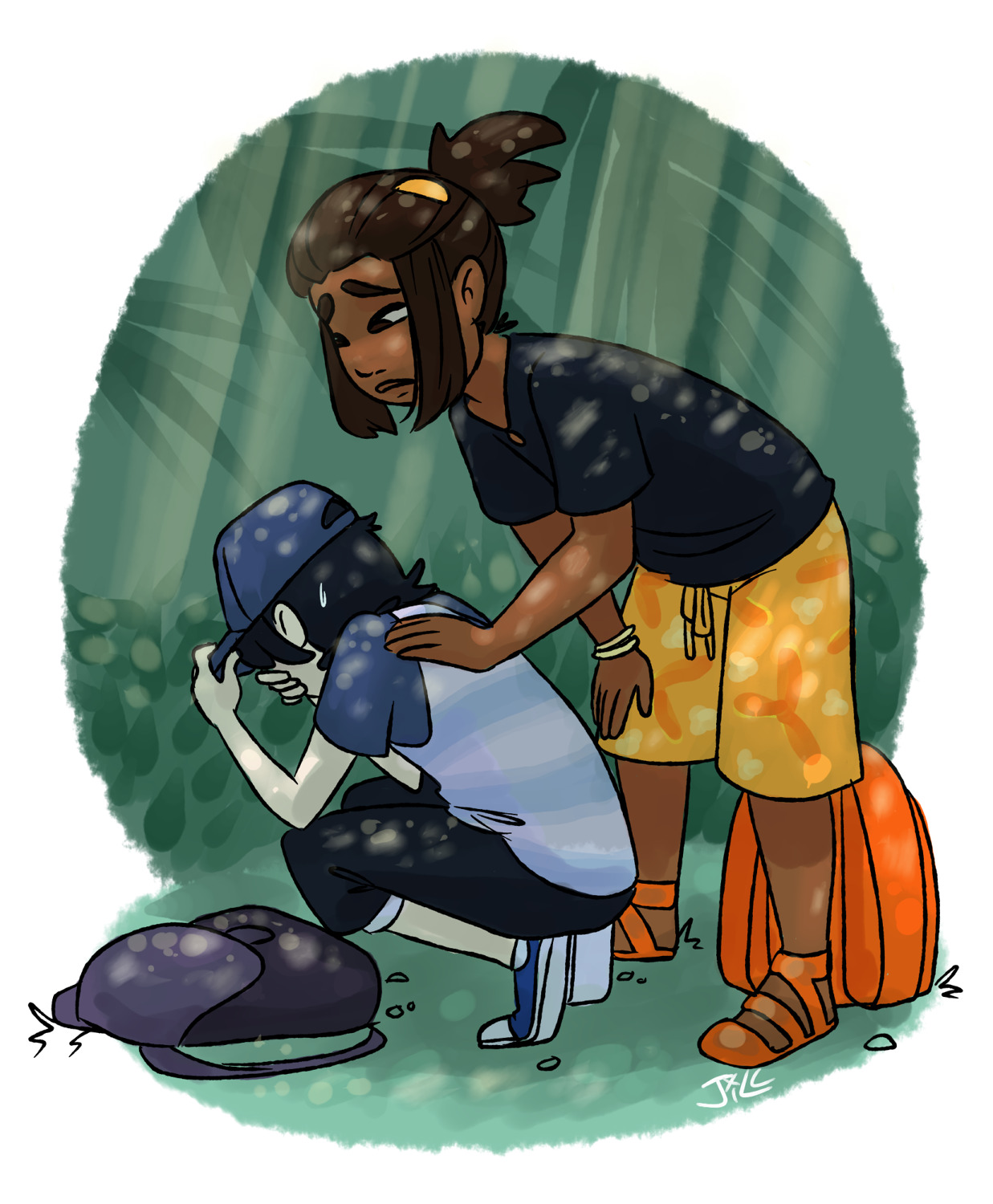 soup-du-silence:  my SuMo trainer’s name is Haru, and he missed out on his pokepilgrimage