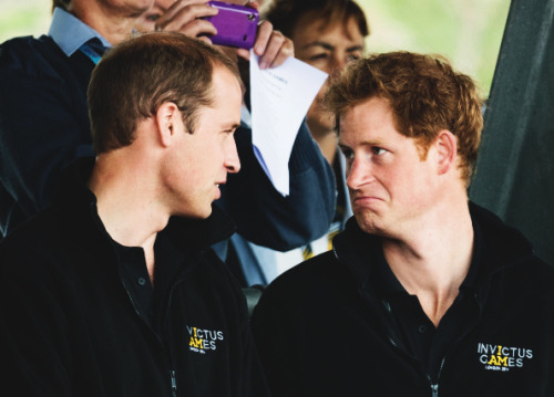 katemids: Prince William and Prince Harry attend a Drumhead Service before the athletics at The Invi