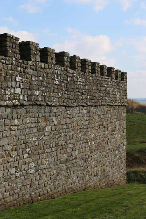 Hadrian’s Wall Reconstruction at Vindolanda Roman Fort, NorthumbriaVindolanda Roman Fort featu