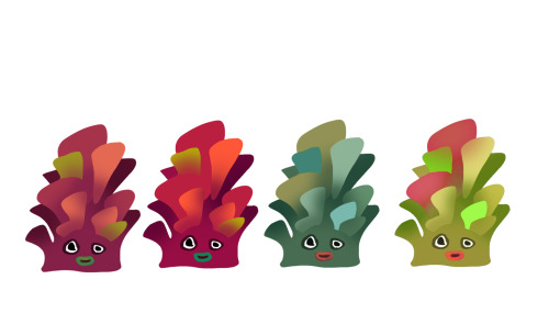 I also did concepts for “germs” (Like imaginary creatures based on bacterias and germs). It looks li