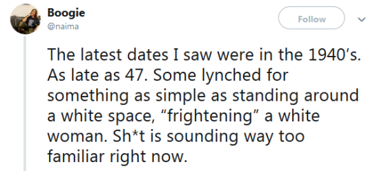 kimbysaysgo:  thatpettyblackgirl:   https://museumandmemorial.eji.org/  A gentle reminder that the “last lynchings” were between 1981-1991, so  it’s less than 40. The CRA act was passed 54 years ago. Not enough  people want to hear or remember that.