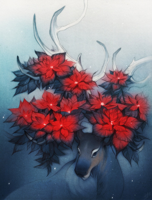 artisticwitchcraft: Artwork by alliebirdseed.